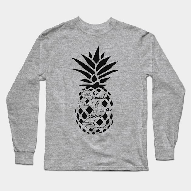 sweet pineapple Long Sleeve T-Shirt by Lamink